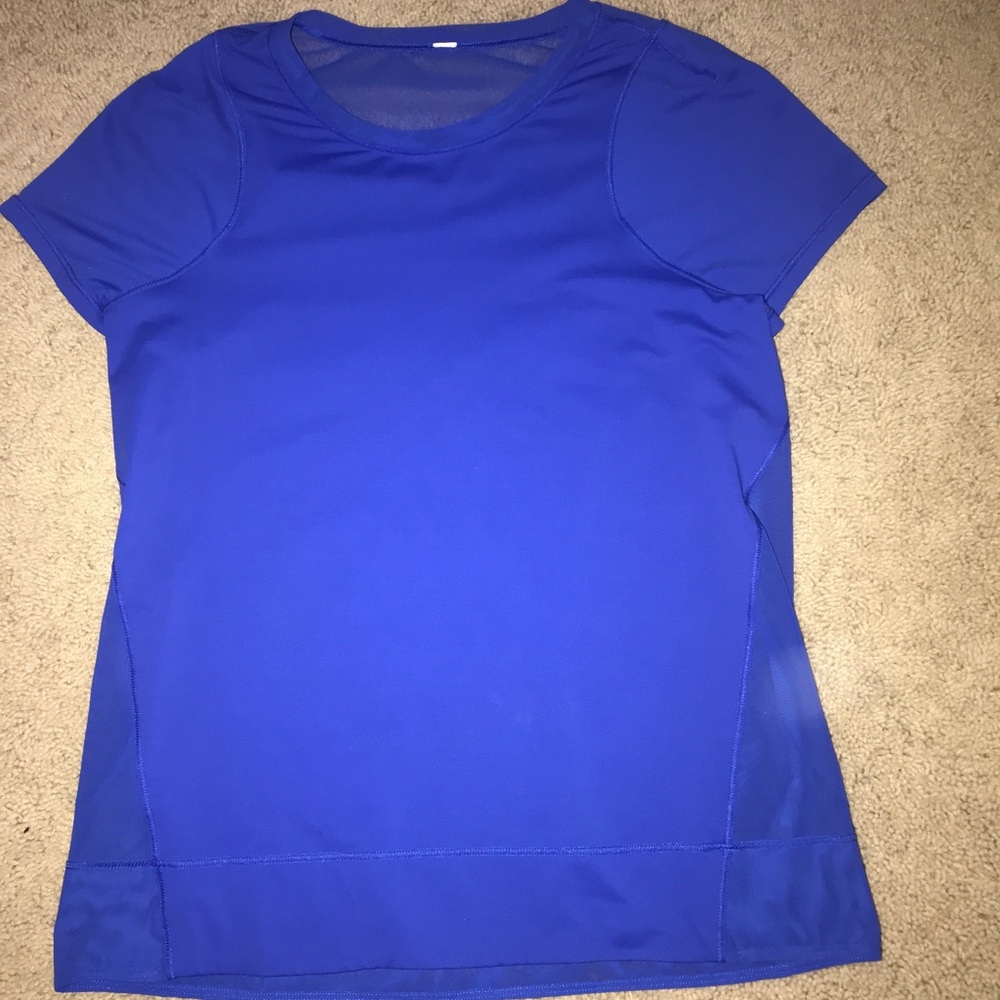 Lululemon mesh back shirt